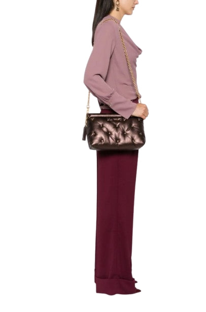 Borsa  Liu Jo FELCE ECS S  pochette  AF4314 E0923 Col. X0582 Brown stone